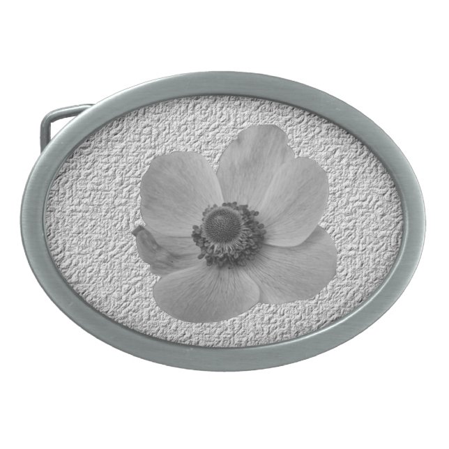 Vintage Anemone Belt Buckle (Front)