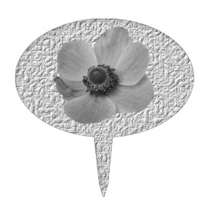 Vintage Anemone Cake Pick