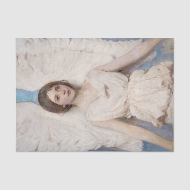 Vintage Angel Abbott Handerson Thayer Decoupage Tissue Paper (Front)