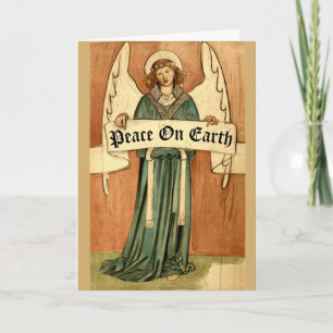 Vintage Angel by William Morris Holiday Card