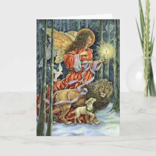 Vintage Angel Christmas Card
