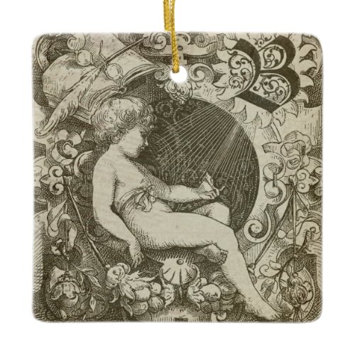 Vintage Angel Double Sided Ornament