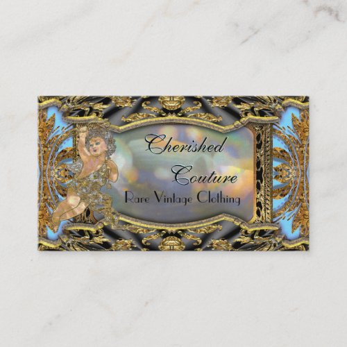 Vintage Angel Elegant 2" Professional Business Card Templates