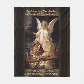 Vintage Angel Fleece Blanket by AmelianAngels at Zazzle