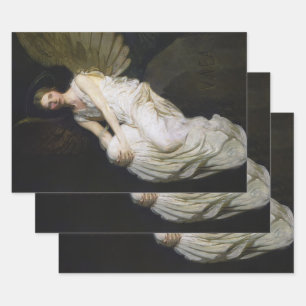 Vintage Angel Heavyweight Decoupage Angels  Wrapping Paper Sheets