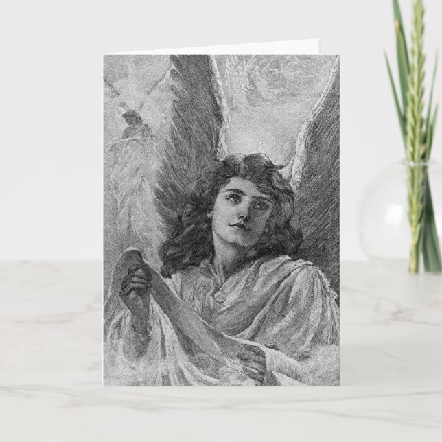 Vintage Angel Holiday Card (Front)