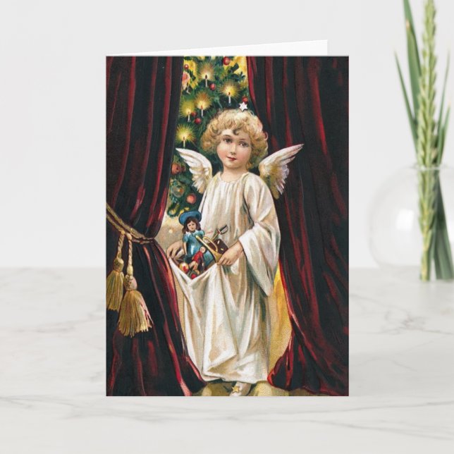 Vintage Angel Holiday Card (Front)