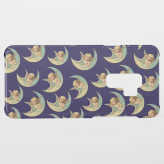 Vintage Angel in Crescent Moon Uncommon Samsung Galaxy S9 Plus Case