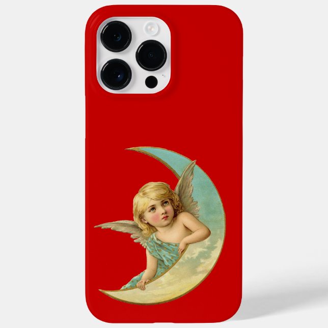 Vintage Angel in Moon Case-Mate iPhone Case (Back)