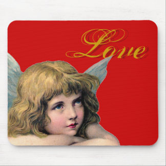 Vintage Angel Mouse Pad