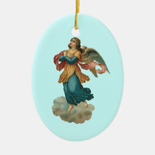Vintage Angel Ornament With Poem