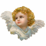 Vintage Angel Photo Sculpture<br><div class="desc">Beautiful curly haired victorian cherub photo sculpture.</div>