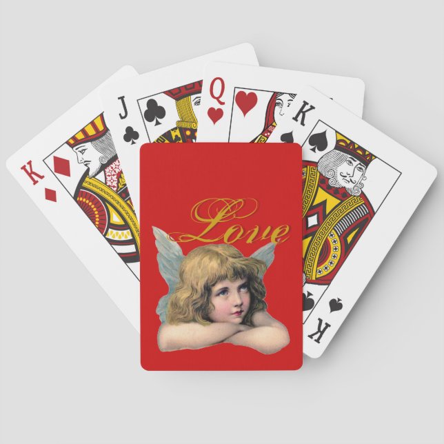 Vintage Angel Poker Cards (Back)