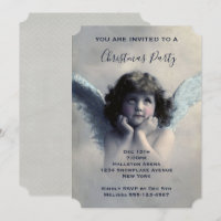 Vintage Angel Retro Christmas Party