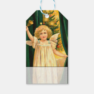 Vintage Angel Rings in Christmas Gift Tags
