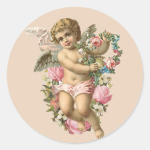 vintage angel stickers