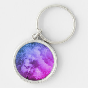 Vintage Angel & Stormy Heaven Sky (keys) Keychain