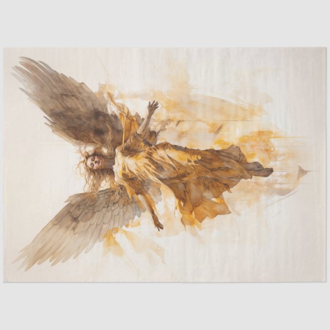 Vintage Angel Tissue Paper (Front)