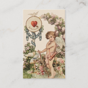 Vintage Angel To My Love Business Card