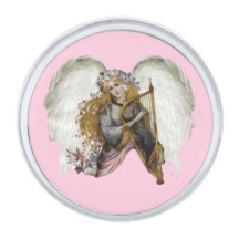 Vintage Angel With Harp