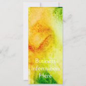 Vintage Angelic Statue Face Bookmark Rack Card (Back)