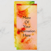 Vintage Angelic Statue Face Bookmark Rack Card (Front/Back)