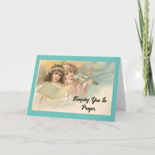 Vintage Angels Encouragement Card