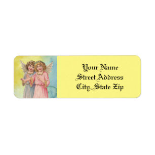 Vintage Angels Return Address Label