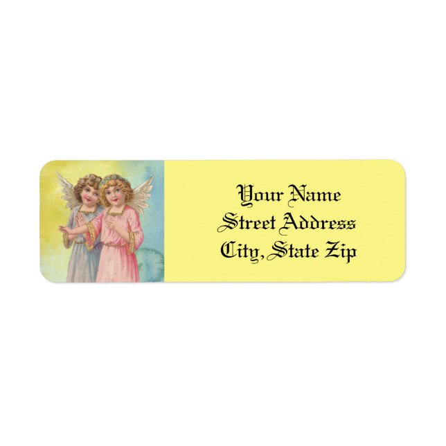 Vintage Angels Return Address Label (Front)