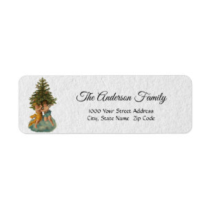 Vintage Angels Return Address Label