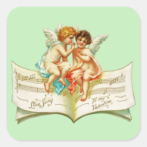 vintage angels stickers