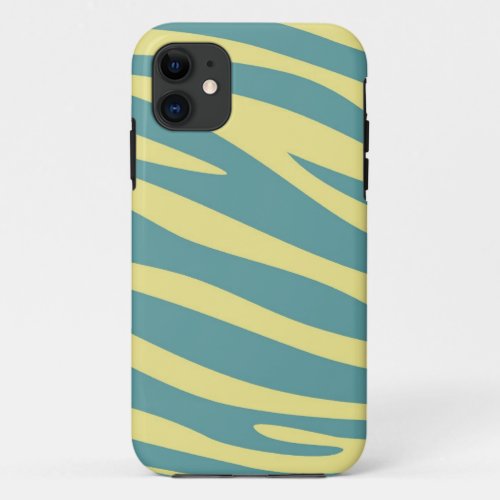 Vintage Animal print skin of Zebra iPhone 11 Case