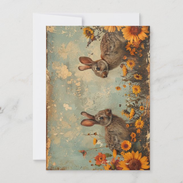 Vintage Animal Scenes Card (Front)