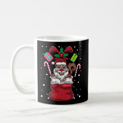 Vintage Animal Xmas Gifts Santa Claus Hat Christma Coffee Mug