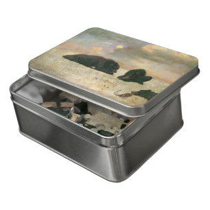 Vintage Animals, Grizzly Bears by Albert Bierstadt Jigsaw Puzzle