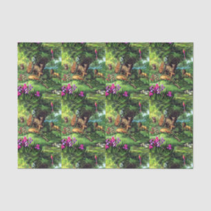 Vintage Animals Tissue Paper