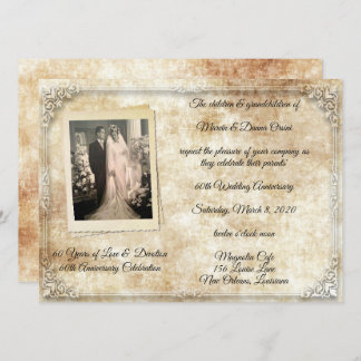 Vintage Anniversary Celebration Invitation