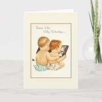 Vintage Anniversary Greeting Card