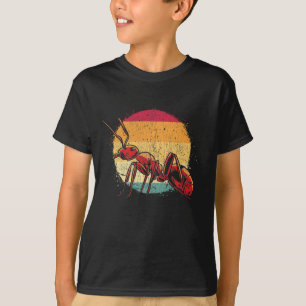 Vintage Ant Lover Nature Forest Illustration T-Shirt