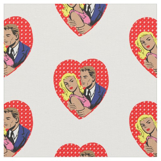 vintage anti valentine fabric
