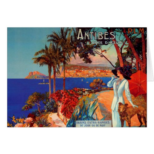 Vintage Antibes Cote DAzur Travel