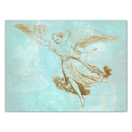 vintage antique angel image tissue paper
