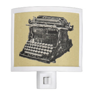 Old Fashioned Black Night Lights Zazzle Vintage Antique Black Old Fashioned Typewriter Night Light