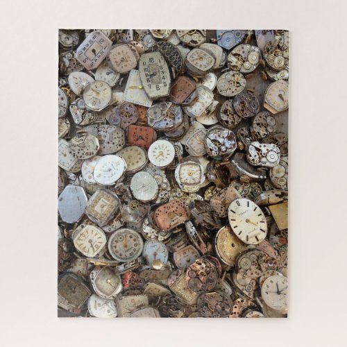 Vintage Antique Clock Faces Jigsaw Puzzle