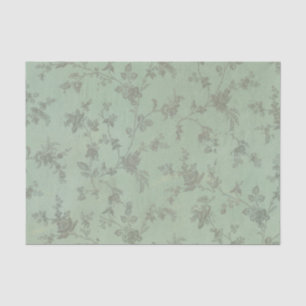 Vintage Antique Floral collage Tissue Paper