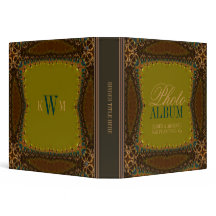 Vintage Antique Fractal Lace Photo Album Binder