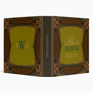 Vintage Antique Fractal Lace Photo Album Binder