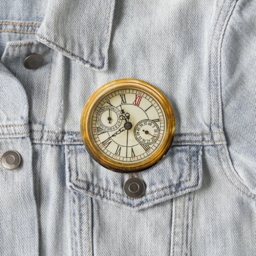 Vintage Antique industrial steampunk Watch Button