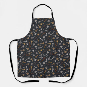 Vintage & Antique Keys Apron