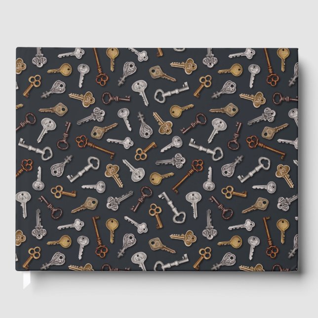 Vintage & Antique Keys Guest Book (Front)